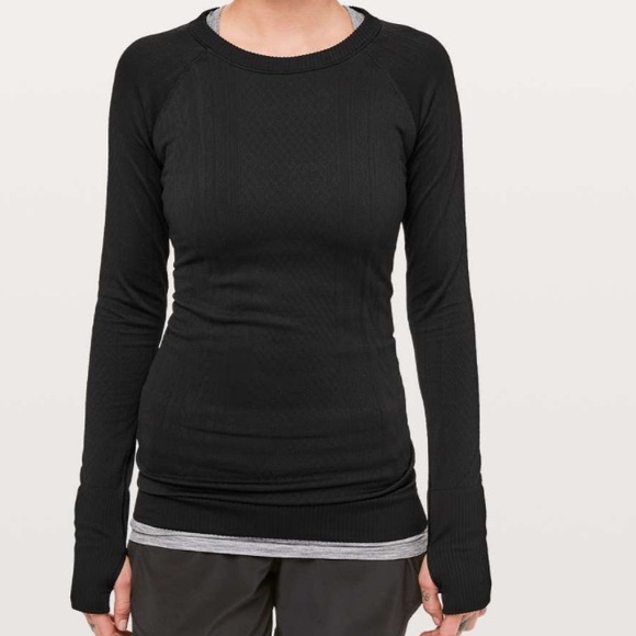 lululemon athletica Tops - Lululemon Rest Less Pullover Black / Black (Fifth Release)